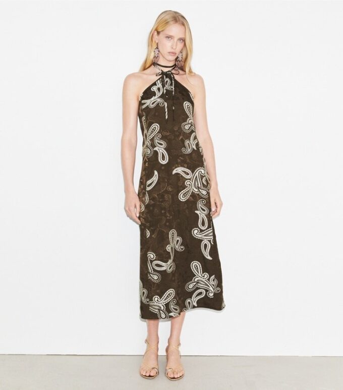 Satin Halter Dress Satin Halter Dress