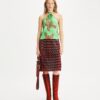 Satin Paisley Knot Top Satin Paisley Knot Top