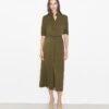 Satin Shirtdress