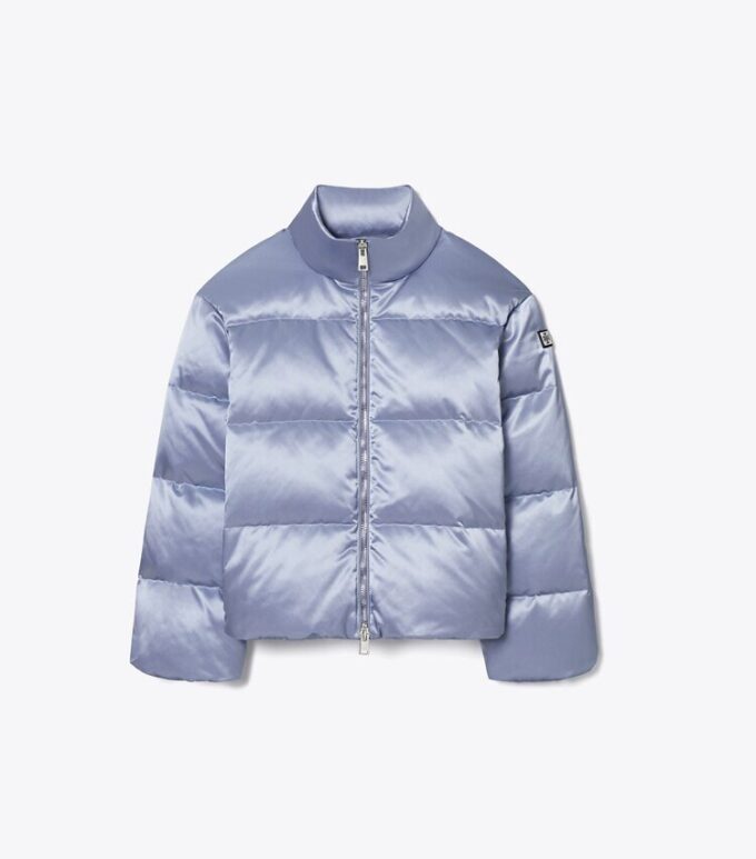 Satin Viscose Puffer Jacket Satin Viscose Puffer Jacket
