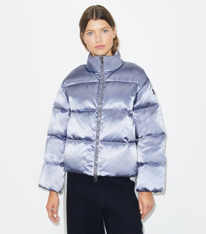 Satin Viscose Puffer Jacket Satin Viscose Puffer Jacket