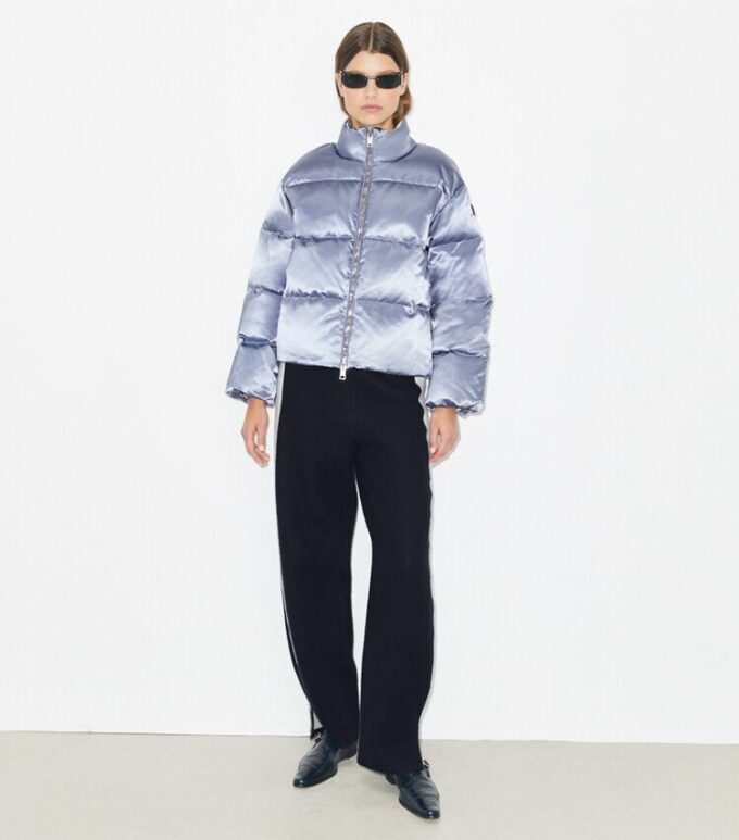 Satin Viscose Puffer Jacket Satin Viscose Puffer Jacket