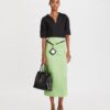 Satin Wrap Skirt Satin Wrap Skirt