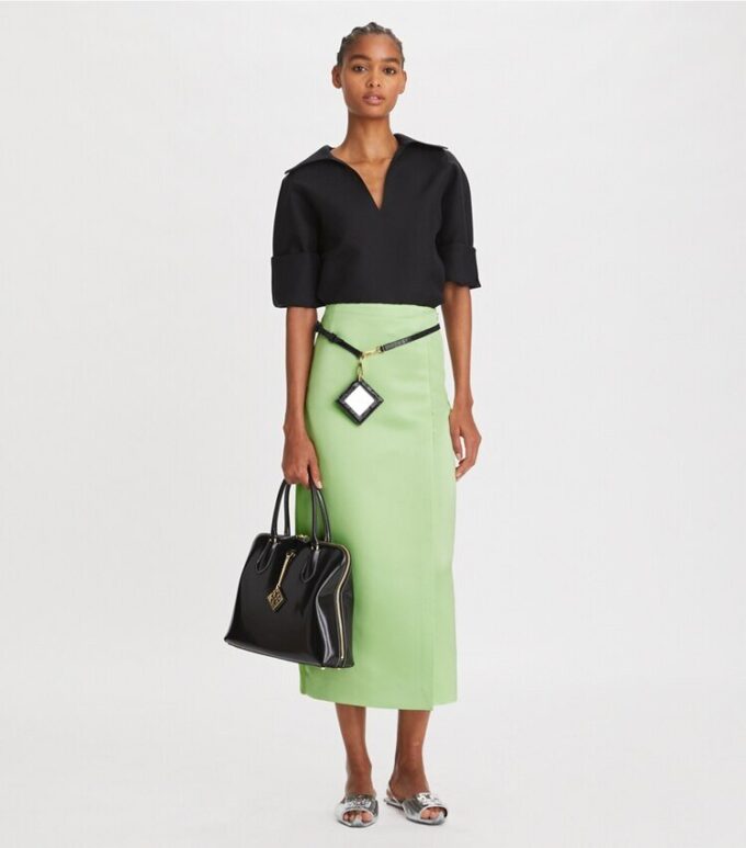 Satin Wrap Skirt Satin Wrap Skirt