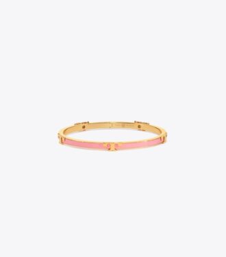 Serif-T Enameled Stackable Bracelet