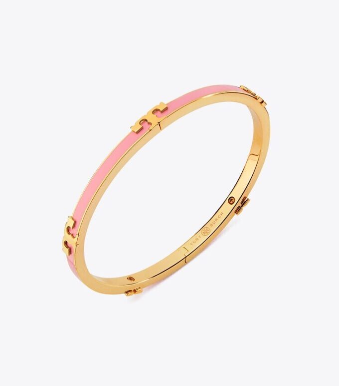 Serif-T Enameled Stackable Bracelet Serif-T Enameled Stackable Bracelet