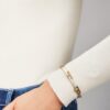 Serif-T Metallic Single-Wrap Bracelet Serif-T Metallic Single-Wrap Bracelet