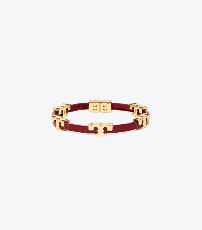 Serif-T Stackable Croc Embossed Bracelet Serif-T Stackable Croc Embossed Bracelet