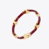 Serif-T Stackable Croc Embossed Bracelet Serif-T Stackable Croc Embossed Bracelet