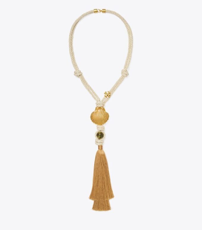 Shell Tassel Pendant Necklace Shell Tassel Pendant Necklace