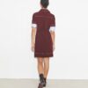 Short-Sleeve Pick Stitch Golf Dress