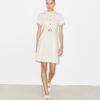 Short-Sleeve Pleated Golf Dress