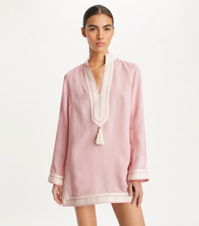 Silk And Viscose Tory Tunic