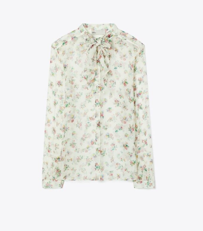 Silk Bow Blouse Silk Bow Blouse