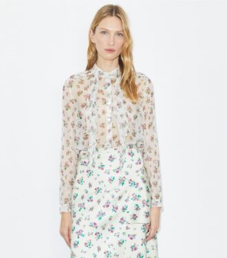 Silk Bow Blouse