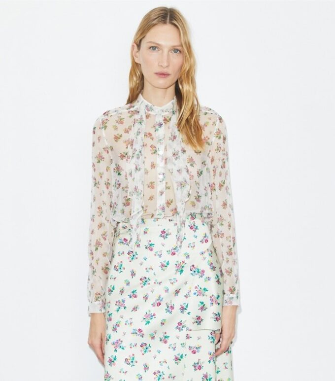 Silk Bow Blouse Silk Bow Blouse