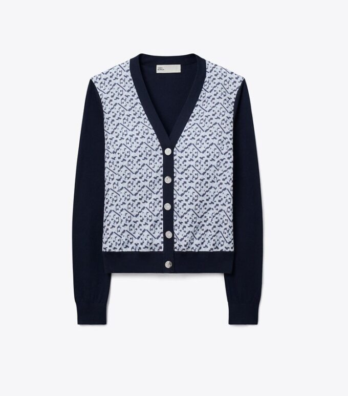 Silk-Front Cardigan Silk-Front Cardigan