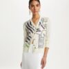 Silk Front Cardigan Silk Front Cardigan