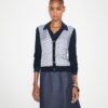Silk-Front Cardigan Silk-Front Cardigan