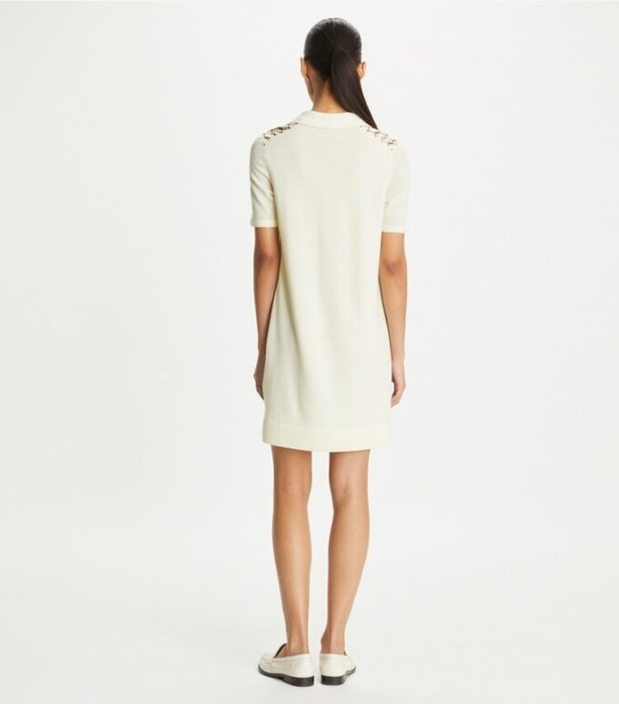 Silk-Front Polo Dress Silk-Front Polo Dress
