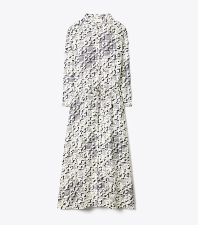 Silk Midi Dress
