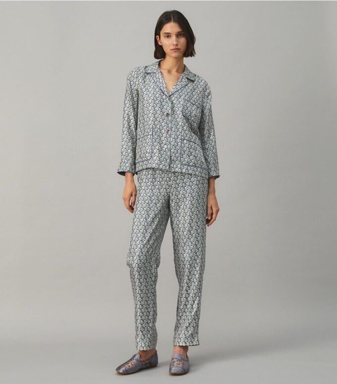 Silk Twill Pajama Set Silk Twill Pajama Set