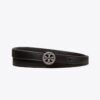 Skinny Embellished Logo Belt