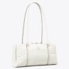 Small Crinkle Leather Marshmallow Satchel Small Crinkle Leather Marshmallow Satchel