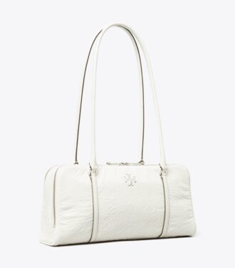 Small Crinkle Leather Marshmallow Satchel Small Crinkle Leather Marshmallow Satchel