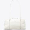 Small Crinkle Leather Marshmallow Satchel Small Crinkle Leather Marshmallow Satchel