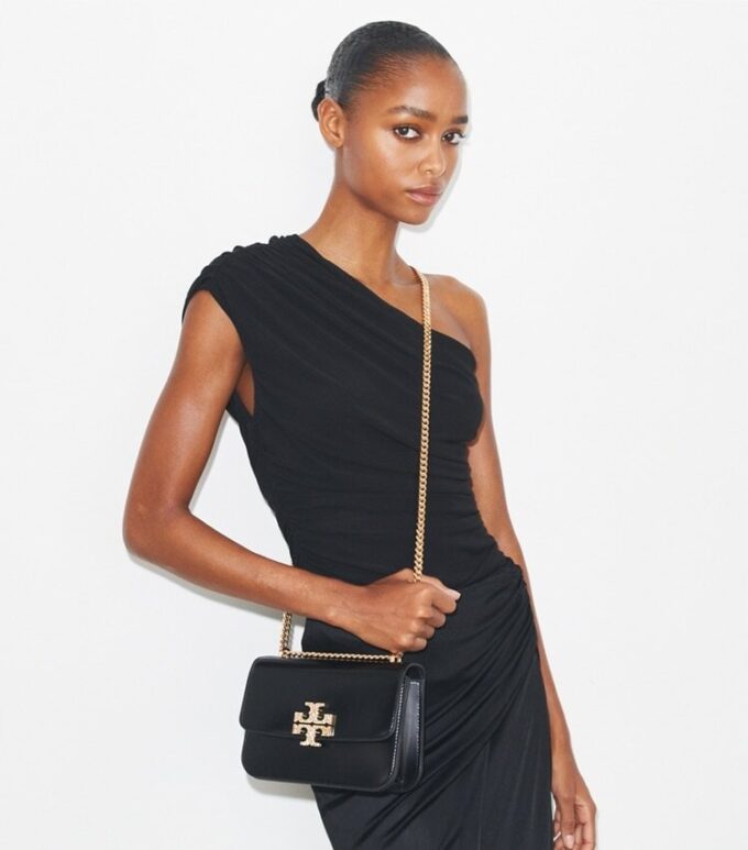 Small Eleanor Pavé Shoulder Bag Small Eleanor Pavé Shoulder Bag