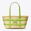 Small Ella Croc-Embossed Straw Basket Small Ella Croc-Embossed Straw Basket