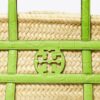 Small Ella Croc-Embossed Straw Basket Small Ella Croc-Embossed Straw Basket