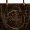 Small Ella Croc-Embossed Tote