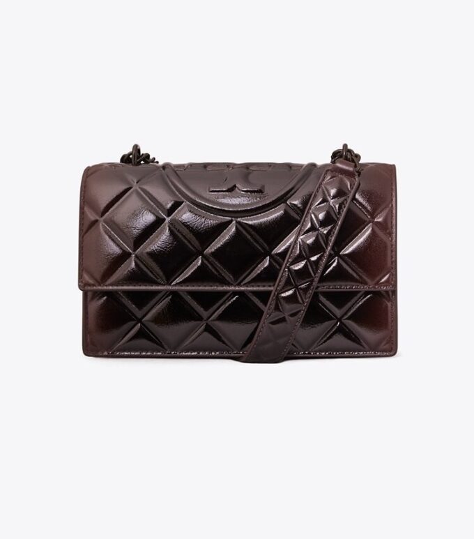 Small Fleming Patent Shoulder Bag Small Fleming Patent Shoulder Bag