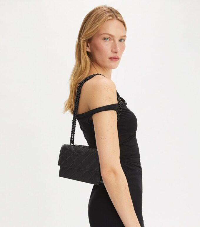 Small Fleming Polished-Grain Shoulder Bag Small Fleming Polished-Grain Shoulder Bag