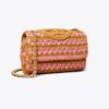 Small Fleming Soft Crochet Convertible Shoulder Bag Small Fleming Soft Crochet Convertible Shoulder Bag