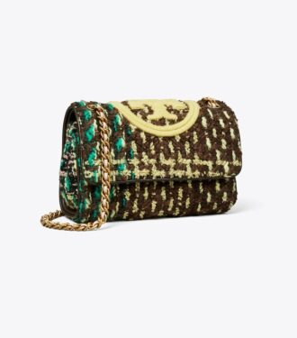 Small Fleming Soft Tweed Convertible Shoulder Bag