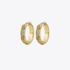 Small Icon Pavé Hoop Earrings