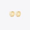 Small Icon T Monogram Hoop Earrings