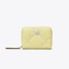 Small Kira Diamond Quilt Clover Zip-Around Wallet