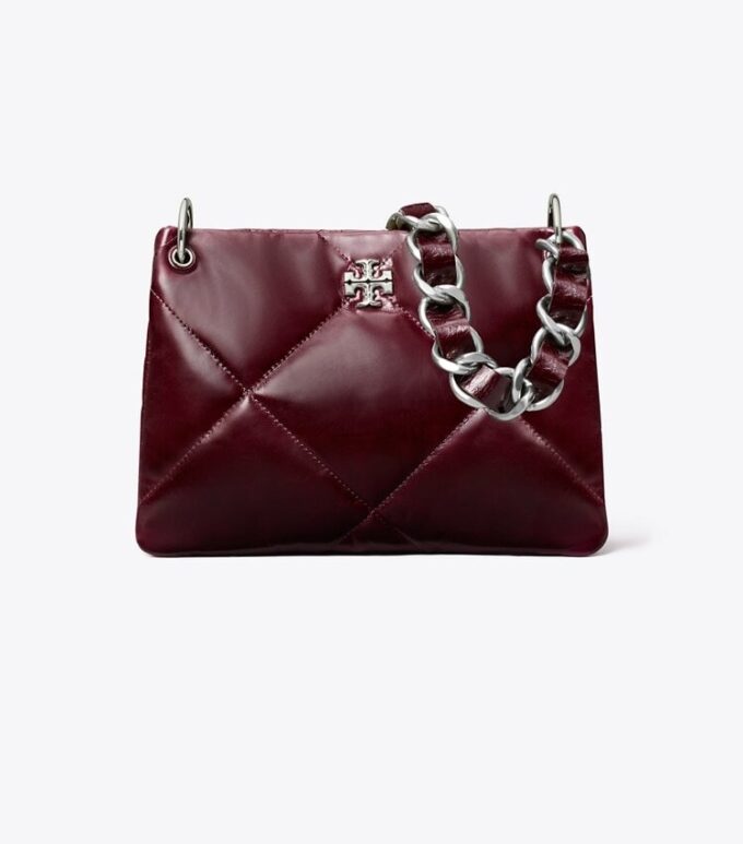 Small Kira Diamond Quilt Distressed Shoulder Bag