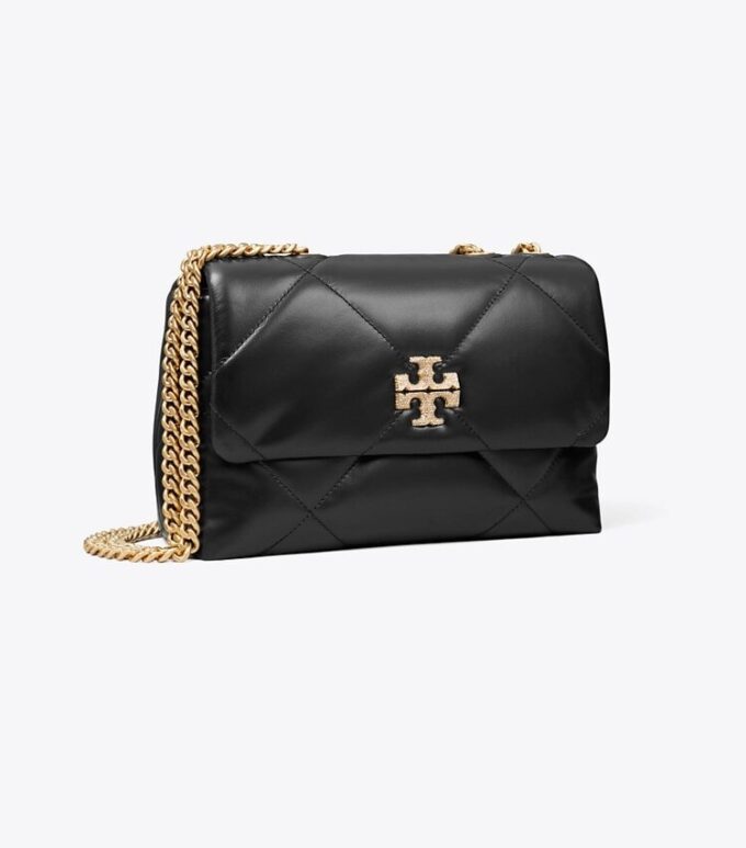 Small Kira Diamond Quilt Pavé Shoulder Bag