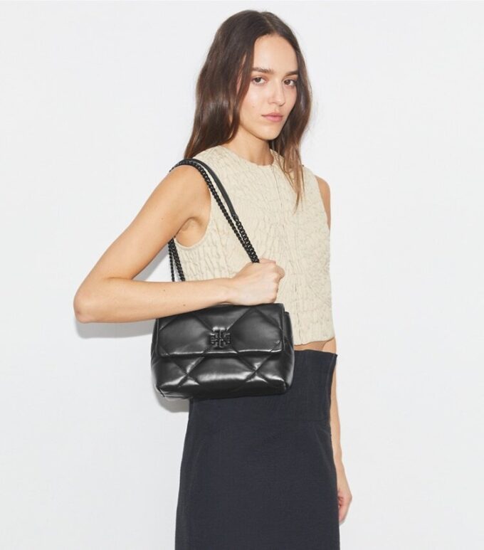 Small Kira Diamond Quilt Shoulder Bag