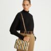 Small Kira Stripe Top-Handle Satchel Small Kira Stripe Top-Handle Satchel