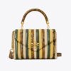 Small Kira Stripe Top-Handle Satchel Small Kira Stripe Top-Handle Satchel