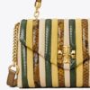 Small Kira Stripe Top-Handle Satchel Small Kira Stripe Top-Handle Satchel