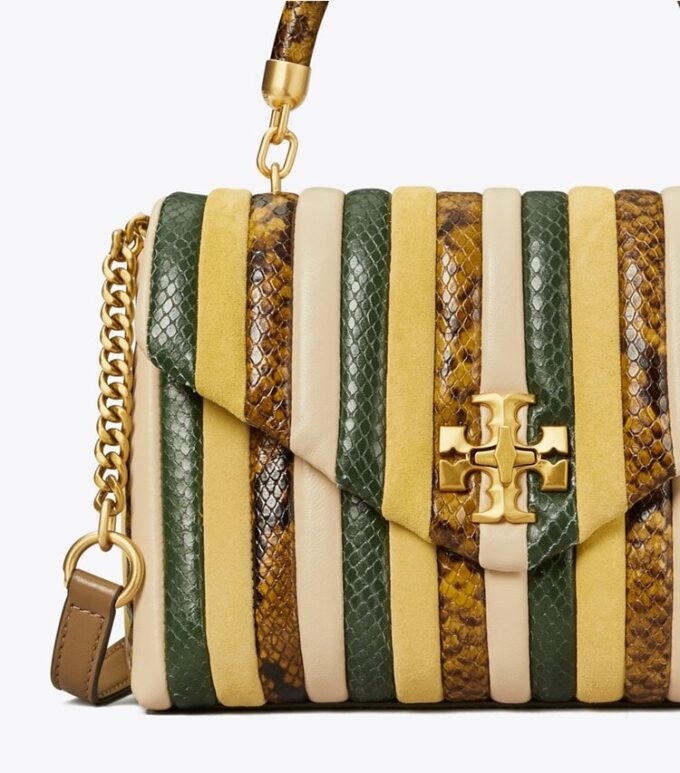 Small Kira Stripe Top-Handle Satchel Small Kira Stripe Top-Handle Satchel