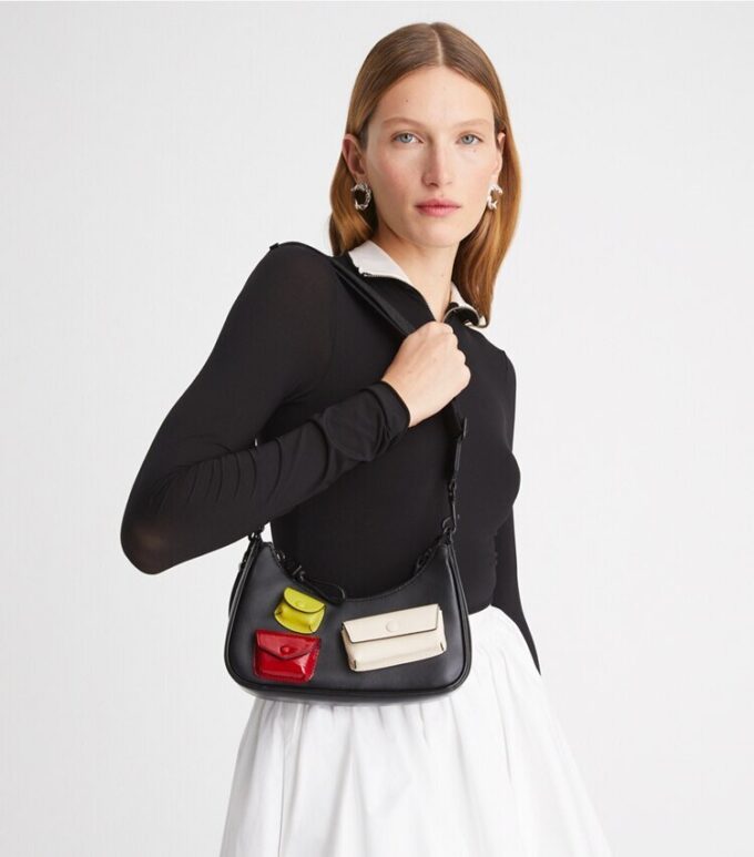 Small Mercer Multi Pocket Shoulder Bag Small Mercer Multi Pocket Shoulder Bag