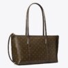Small Perry Coated Canvas Tote Small Perry Coated Canvas Tote